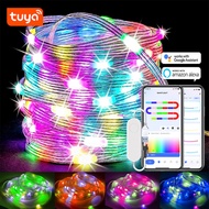TUYA Fairy String Lights RGBIC Color Changing 10m 100 LED Fairy Light Indoor Outdoor String Light Mu