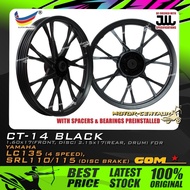 RIM MOTOSIKAL COMSTAR SPORT RIMS CT-14 1.60X17(DISC,F) 2.15X17(DRUM,R) YAMAHA LC135 4S,LAGENDA SRL11