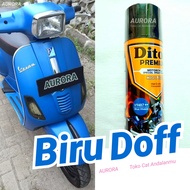 Cat Biru Doff Vespa Diton Premium V 9487 ** Blue Vivace Dop Dov Dof Fespa Cet Pilox Pylox Pilok Spet