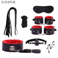2025readystock 10-Piece Set Leather Set Plush Set Bondage 10-Piece Set Toy Sex Products~25927~