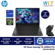 HP Omen Gaming 16-AM0231TX (Intel Core i9-14900HX /16GB-32GB RAM/512GB SSD/16" WUXGA/RTX5060 8GB/W11