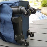 dRPR Resizeable 360° 4-Wheel Trolley Shopping Bag / Backpack