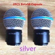 2PCS Replace Cartridge Capsule Microphone Head for Shure SM58 SM58S SM58LC BETA58 BETA58A BETA PGX24