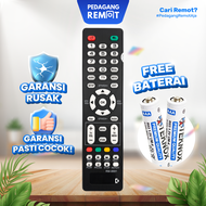 Remote Mesin TV Digital Tuner WCOM Tipe SPQ8991N-DVB / Remot Mesin TV Tabung Digital DVBT2 WCOM