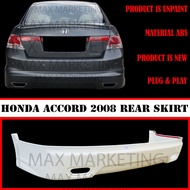 ABS223 HONDA ACCORD 2008 REAR SKIRT ABS SKIRT LIP BODYKIT