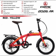 NEW !! Sepeda Lipat Exotic ET-2026 AR 20Inch