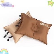 FANSIN Inflatable Pillow, Comfortable Sponge Material Camping Pillow, Cozy Ultralight Automatic Infl