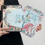 360 Rotating Ipad Case Princess Gen11 Pro13 2024 Air6 11 Gen11 Air7 Mini7 Ocean Ipd Gen6