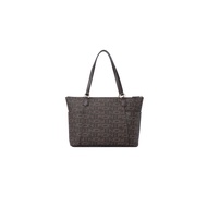 FION Monogram PVC with Leather Tote Bag