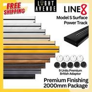 Line 8 Premium 2000mm Package Model S Surface Package Deal + 9 Units Premium British Adaptor