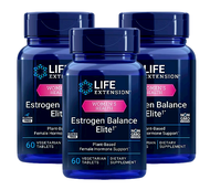 Life Extension Estrogen Balance Elite 60 เม็ดมังสวิรัติ