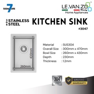 LEVANZO Kitchen Sink Signature 7 Series #3047