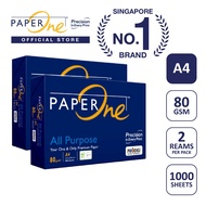 PaperOne All Purpose Premium Quality 80gsm Copy Paper A4 [2 Reams]