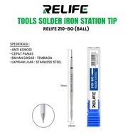 MATA Soldering Station RELIFE 210-BO C210 Ball Head Universal Copper Integrated Soldering Iron Tips 