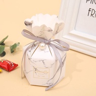 ♝50pcs Wedding Birthday Vase Pearl Goodies Box Door Gift Kahwin Doorgift Box Candy Gift Box Kotak Gula-Gula Kotak Telur