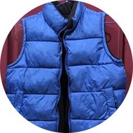 二手 OLD NAVY 深藍中性款 兒童大童羽絨背心 M號 九成新