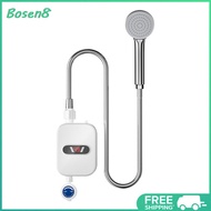Kitchen Bathroom Tankless Hot Shower Mini Instant Electric Water Heater Shower