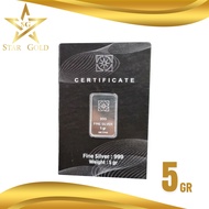 MT SILVER 5 GRAMS 999 Silver Bar