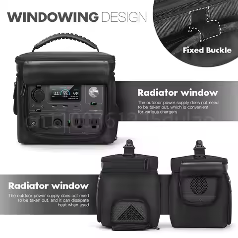Travel Carrying Case Waterproof Power Station Storage Case Protective Storage Bag for BLUETTI EB3A 2