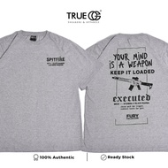 BRVE X Dcobra Reborn X Spitfire Gray Authentic Fury Collection T-shirt