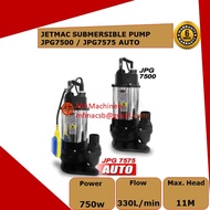 Mf JETMAC SUBMERSIBLE PUMP JPG7500 / JPG7575 Auto