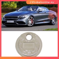 <HRDEAL>High-Quality Coin-Type s  Gap Gauge Tool - Measure 0.6-2.4mm Range with