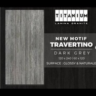 granit lantai 60x120 travertino grey by titanium kw 1