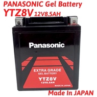 ✌YTZ8V BATTERY PANASONIC MADE IN JAPAN R25  XMAX 250  RFS150  KLX150  DZM200 YTZ6V YTZ5S YUASA YOKOHAMA✷