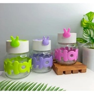 HOHO MINI GLASS DRINKING BOTTLE 300ML MINI GLASS BOTTLE/ CHILDREN'S BOTTLE/