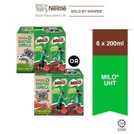 NESTLE Milo Chocolate Malt UHT 200ml x 6s (Halal)