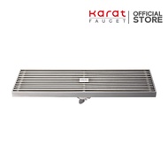 Karat Faucet Square Drain Grate PVC Pipe Connector Size 2-3.5" Model KA-53-832-WT