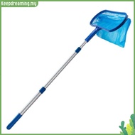 Pool Skimmer Net with Telescopic Pole Ponds Cleaning Debris Tools Ponds Cleaning Leaf Tools Ponds Cl