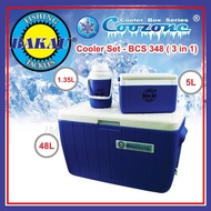 Bakau Cooler Set BCS 348 (3in1) (48L+5L+1.35L)