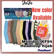 medidoc facemask kf94 headloop facemask hijab mask facemask headloop murah nunha facemask leelofa ko