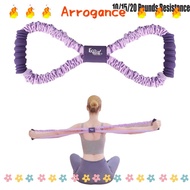 ARROGANCED 8-Line Puller, 10/15/20 Pounds Resistance Elastic Band Yoga Tensioner, Portable Multi-fun