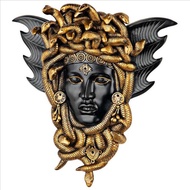 Medusa Greece Medusa Greece Snake Head Wall Plaque Resin Wall Sculpture Home Decorations