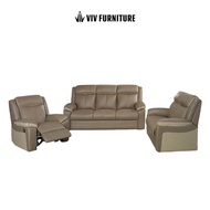 Leather Recliner Sofa - Single seater, 2 seater & 3 seater - Many colours - Alurea