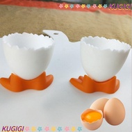KUGIGI 1/2/4Pcs Egg Cup Holder Accessories Cute Creative Eggs Container
