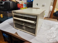 金屬收納櫃桶  金屬外殼  塑膠櫃桶 .A4 Size