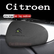 Citroen Car Leg Support Cushion Suede leather Knee Pillow Pad Elbow Height Soft Mat For C3  C4 Picas