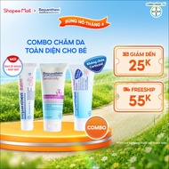 Comprehensive Baby Skin Care Combo: Bepanthen Balm Anti-Dandruff Cream + Itch Relief Itching Cream +