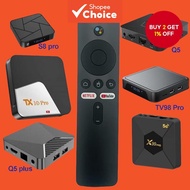 Compatible with Android box Bluetooth voice remote control, universal for TV98PRO/TX20 PRO/Q5/S8PRO/