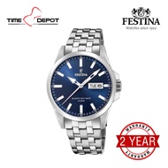 Festina F20357/3 Analog Silver Stainless Steel Strap Watch For Men