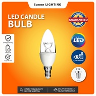 C37 E14 5W LED Candle light Bulb Filament bulb Edision Chandelier Bulb