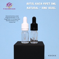 5ml pipette bottle thicknatural 5ml serum bottle/ - black sealRing