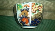 收藏天地  古董八卦型花茶杯   淺田窯