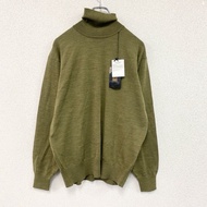 DAKS LONDON 高領針織毛衣，卡其色，40 碼，古著。
