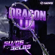 SALYWEE DRGON LIN T1100 3D 5U G6 Badminton Racket. Made Entirely of Carbon Fiber, Featuring a High-r