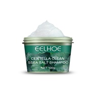 Eelhoe Centella Asiatica Sea Salt Shampoo Sea Salt Cleaning Anti-Itching Moisturizing Shampoo Paste Oil Removing Dandruff Scalp Care