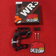 Front Gear Cover WR3 V2 Ninja 150 RR R SS ZX 150 150RR 150R 150SS ZX150 KR KRR Black Black